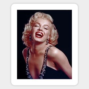 Marilyn Monroe Laughing Magnet